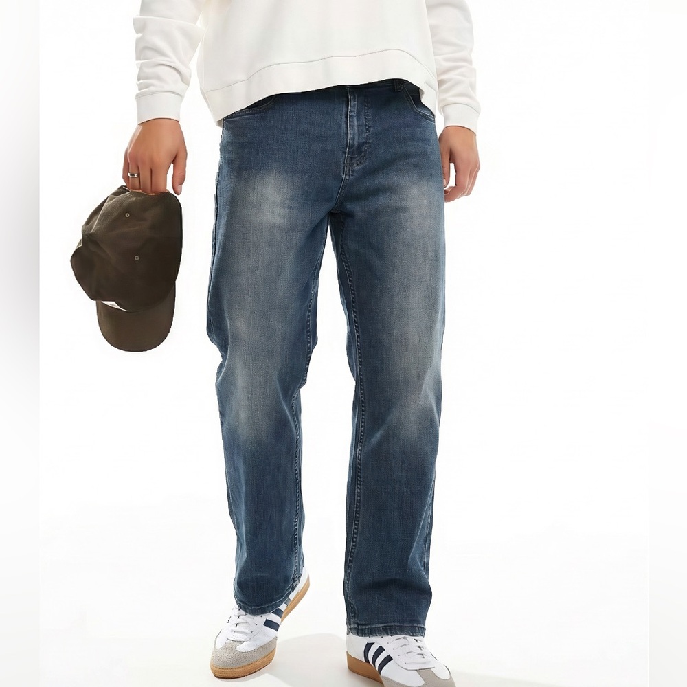 Refinery Republic Tapered Jeans Mens 40x32 Measures 41x30.5 Blue Denim